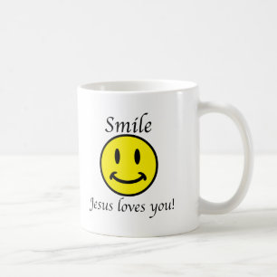 Lächeln, Jesus-Lieben Sie Tasse