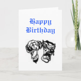 Lächeln jetzt später weinen karte