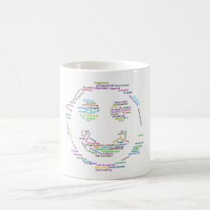 Lächeln Kaffeetasse