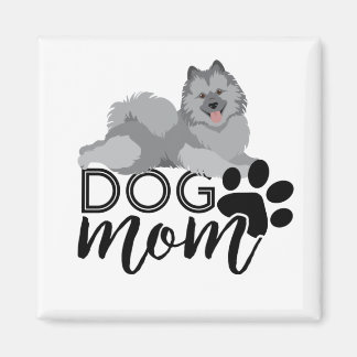 Lächeln Keeshond Graphic sagt Hunde Mama Magnet