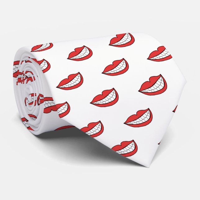 LÄCHELN KRAWATTE (Gerollt)