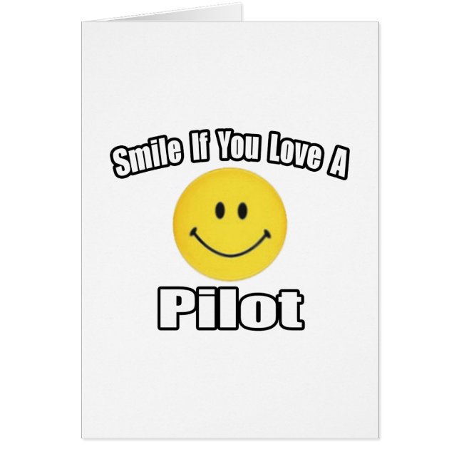 Lächeln ...Liebe ein Pilot (Vorne)