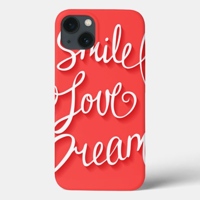 Lächeln-Liebe-Traum Case-Mate iPhone Hülle (Rückseite)