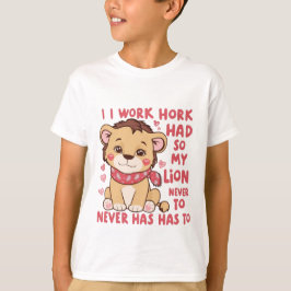 Lächeln Lion Cub - Niedlich Happy Baby Lion T - Sh T-Shirt
