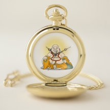 Lächeln Matrieya Buddha Pocket Watch