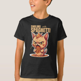 Lächeln mit Spaghetti T-Shirt