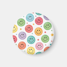 Lächeln Muster Emoji Magnet