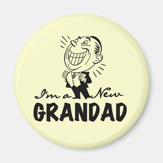 Lächeln neue große T - Shirt und Geschenke Magnet (Vorne)