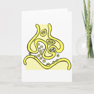 Lächeln Neurotransmitter Karte
