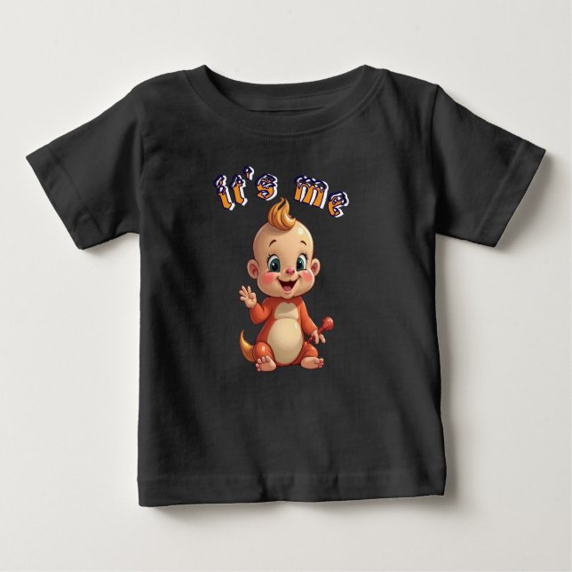 Lächeln niedliche Babyfreude und Glück. Baby T-shirt (Vorderseite)