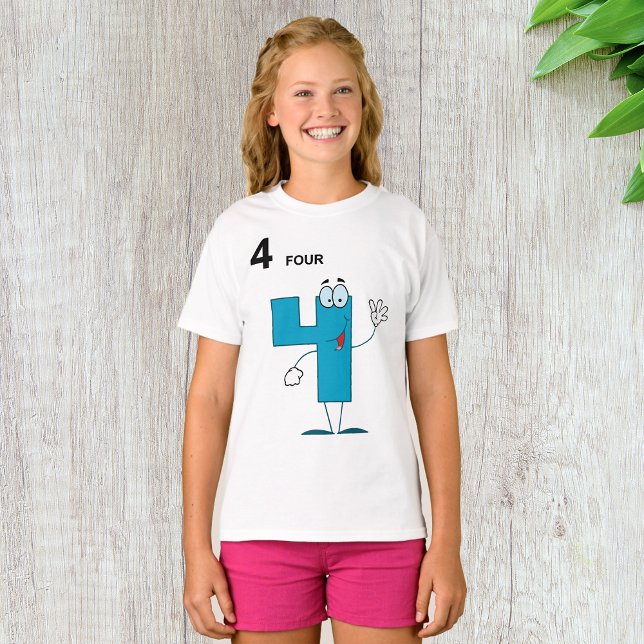 Lächeln Nummer 4 Girls T - Shirt (Von Creator hochgeladen)