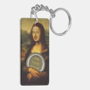 Lächeln oder nicht lächeln schlüsselanhänger