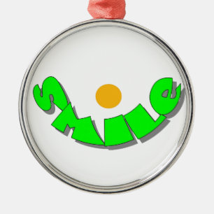 Lächeln Ornament Aus Metall