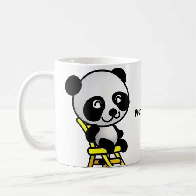 Lächeln Panda Kaffeetasse (Links)