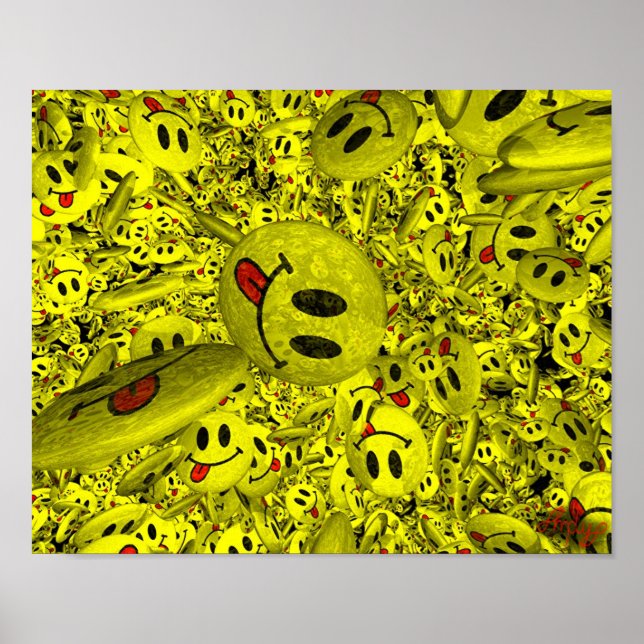 Lächeln Poster (Vorne)