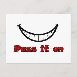Lächeln Postkarte