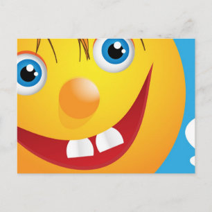 Lächeln Postkarte