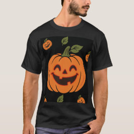 Lächeln Pumpkin Face Halloween T - Shirt