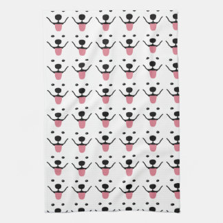 Lächeln Samoyed Kitchen Geschirrtuch