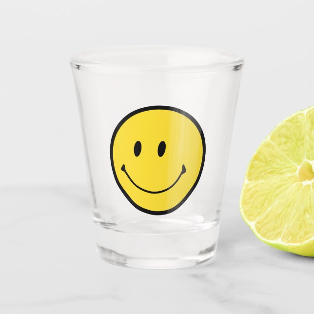 Lächeln Schnapsglas (Vorderseite)