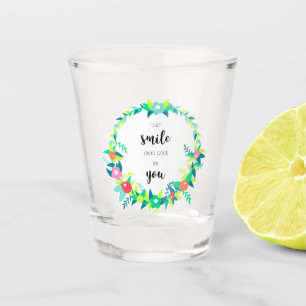 Lächeln Schnapsglas
