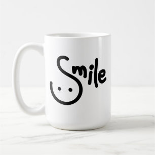 Lächeln Schreiben Kaffeetasse