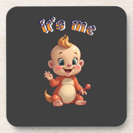 Lächeln Sie die Freude eines süßen Babys und das G Getränkeuntersetzer