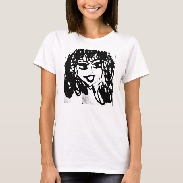 Lächeln Sie mehr T-Shirt (Vorderseite)