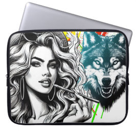 Lächeln Sie mich auf - Tintensammlungen Laptopschutzhülle