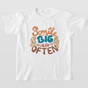 Lächeln Sie oft Big Lächeln: Freude T-Shirt