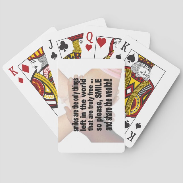 Lächeln sind kostenlos spielkarten (Rückseite)