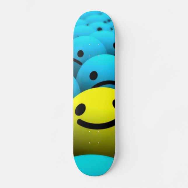 Lächeln Skateboard (Vorderseite)