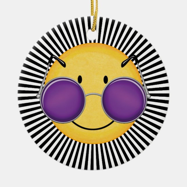 Lächeln - SRF Keramik Ornament (Vorne)