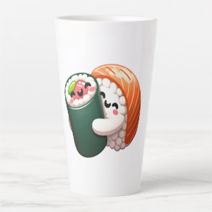 Lächeln Sushi Hug Kunst für Liebhaber von Lebensmi Milchtasse