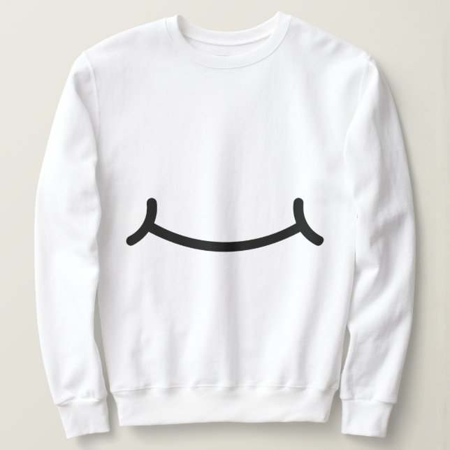 Lächeln Sweatshirt (Design vorne)