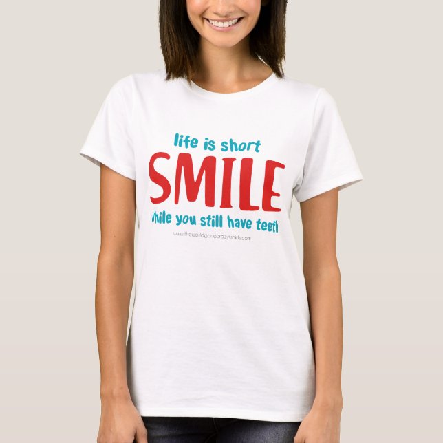 Lächeln T-Shirt (Vorderseite)