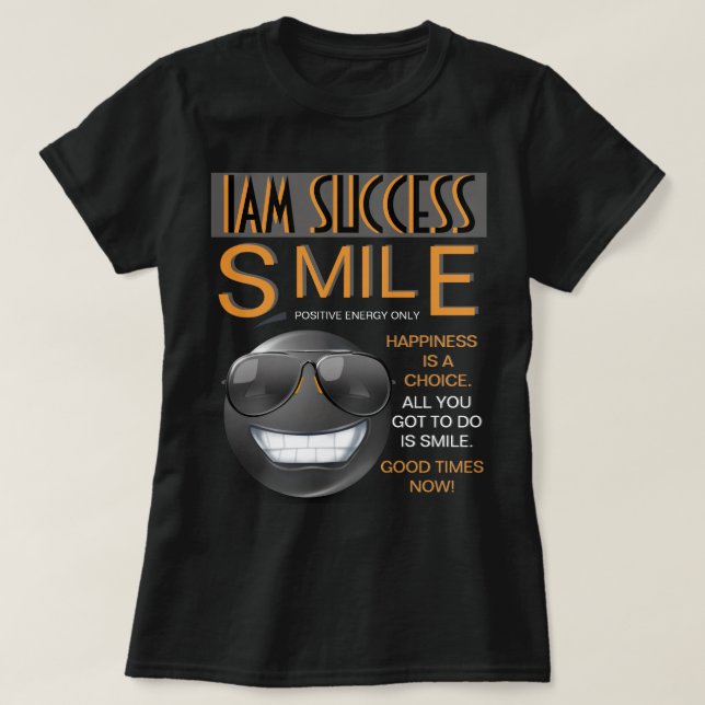 LÄCHELN T-Shirt (Design vorne)