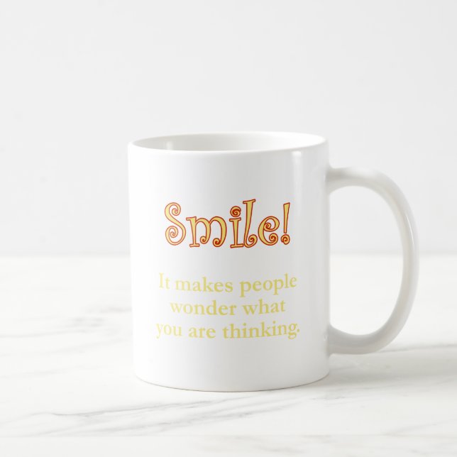 Lächeln! Tasse (Rechts)
