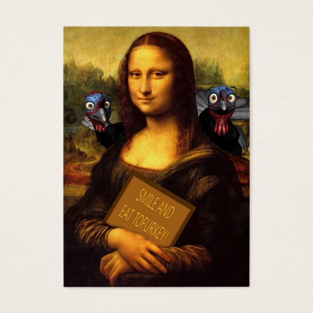 Lächeln und essen Sie Tofurkey (Vorderseite)