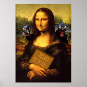 Lächeln und Essen Tofurkey Poster