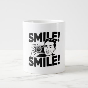 "Lächeln und schlummern: Gefangen die Stunde-Tasse Jumbo-Tasse