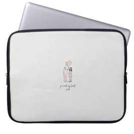 Lächeln vom Herzen Laptopschutzhülle
