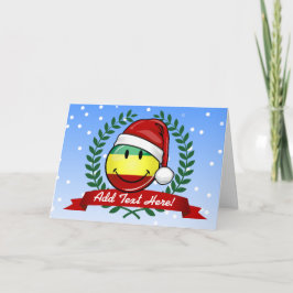 Lächeln Weihnachten Stil Rastafarian Flag