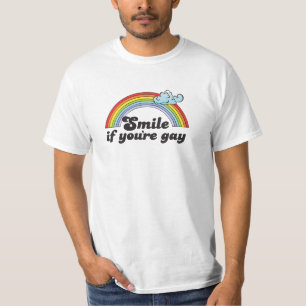 LÄCHELN, WENN SIE HOMOSEXUELL sind T-Shirt