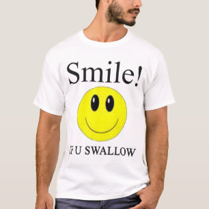 Lächeln wenn u-Schwalbe -- T - Shirts