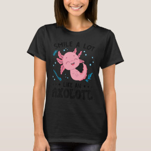 Lächeln wie ein Axolotl T-Shirt