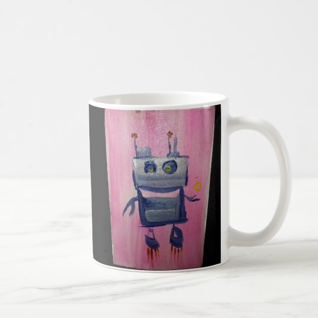 Lächelnbot-Kaffee-Tasse Tasse (Rechts)