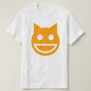 Lächelnd Emoji Cat T-Shirt