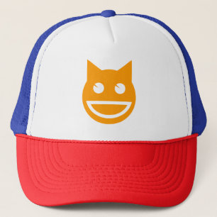 Lächelnd Emoji Cat Truckerkappe