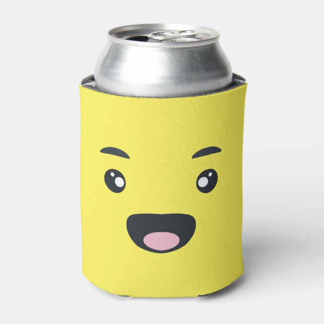 Lächelnd Emoji Dosenkühler (Kanne Vorderseite)